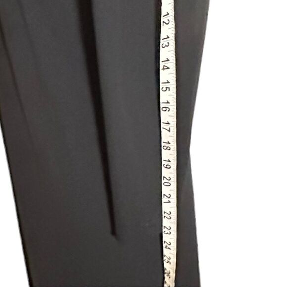 Vintage 80s Ricki Lang Draping Neck and Back Black Dress - Picture 7 of 12